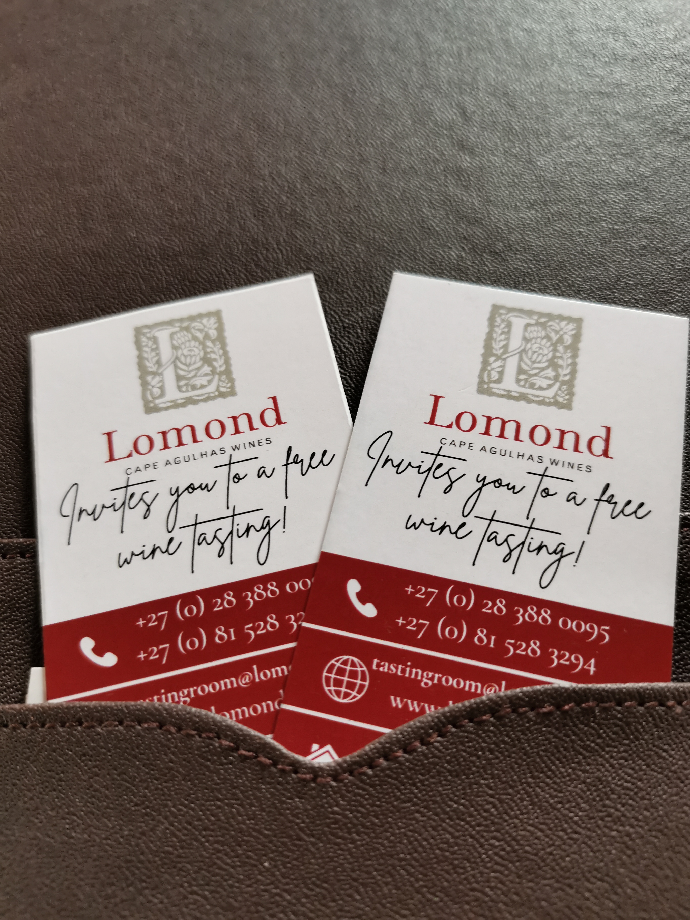 Lomond Tasting Vouchers